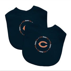NFL Chicago Bears baby bib 2 pack new